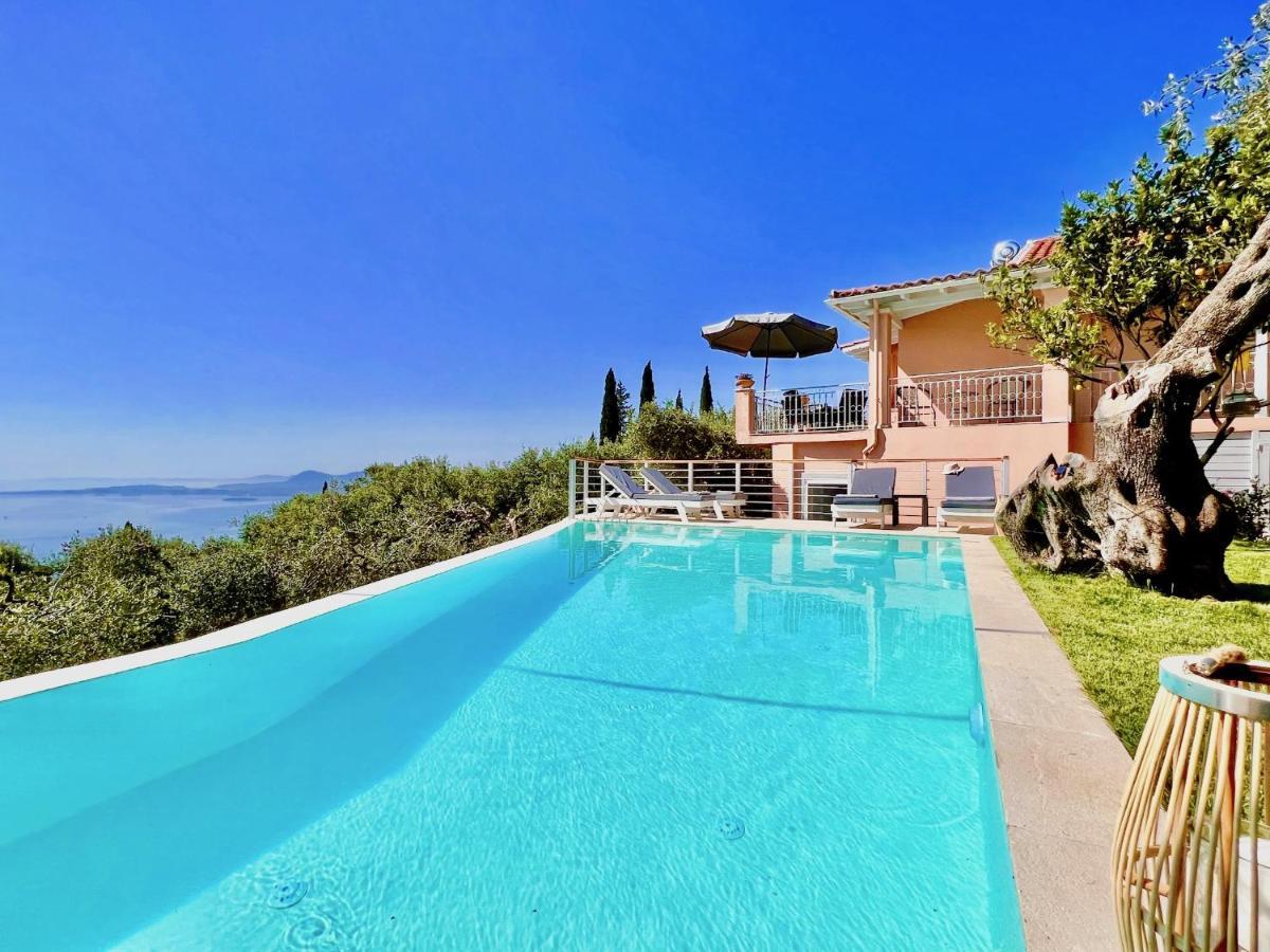 Villa Evmaria With Private Swimming Pool Szpartílasz Kültér fotó